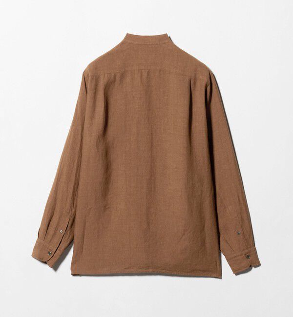 UNITED ARROWS「LIBECO リネン バンドカラー シャツ」|シャツ・ブラウス|