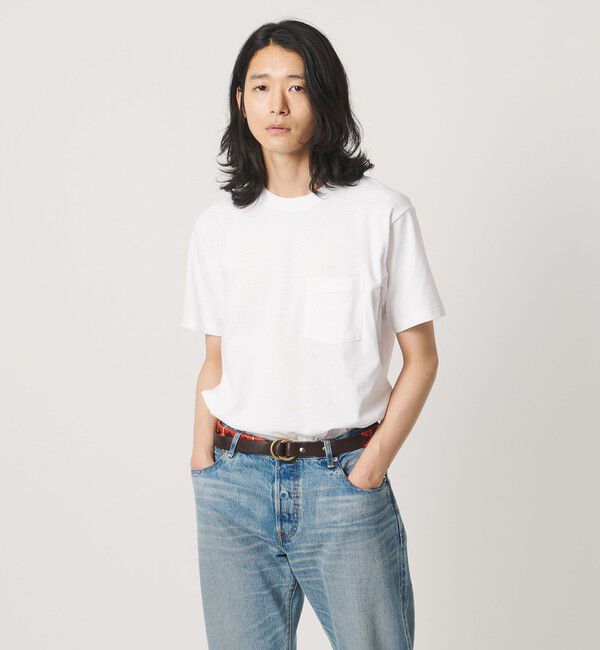 UNITED ARROWS「サンホーキンコットン テンジク ポケット Tシャツ」|Tシャツ・カットソー|