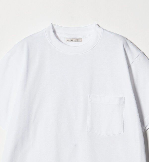 UNITED ARROWS「サンホーキンコットン テンジク ポケット Tシャツ」|Tシャツ・カットソー|