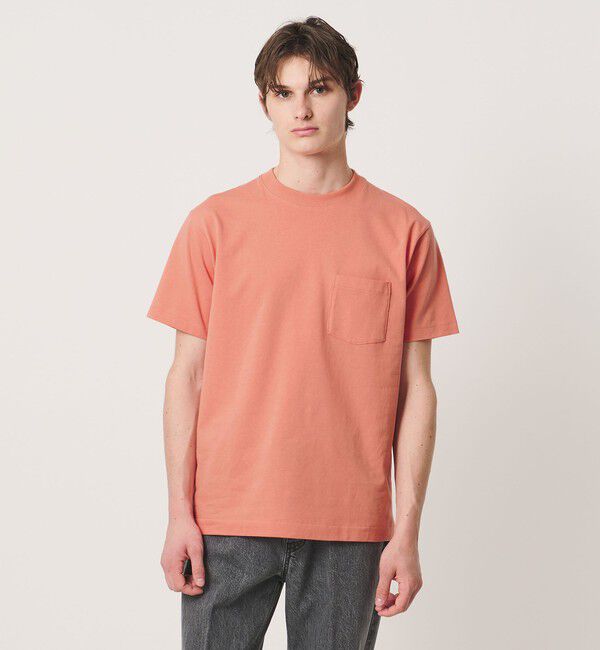 UNITED ARROWS「サンホーキンコットン テンジク ポケット Tシャツ」|Tシャツ・カットソー|ORANGE