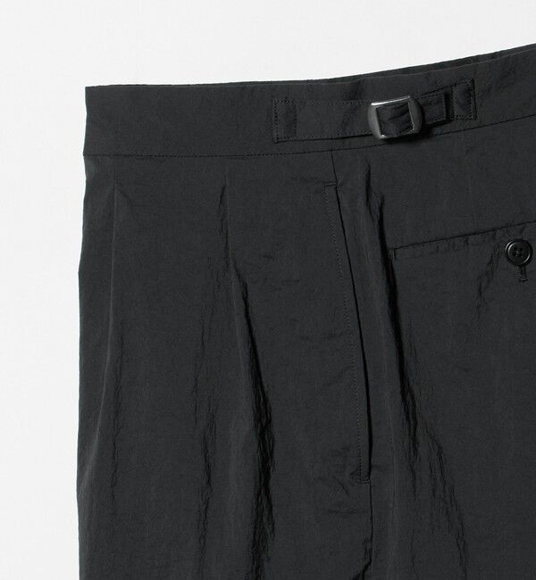 UNITED ARROWS「ワッシャーナイロン 2プリーツ サイドアジャスター ショーツ 撥水 ヨコストレッチ」|その他|