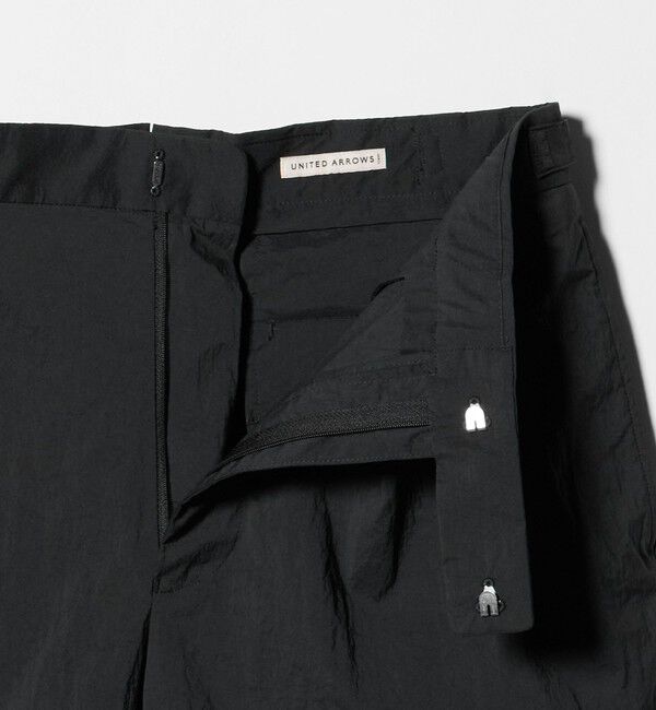 UNITED ARROWS「ワッシャーナイロン 2プリーツ サイドアジャスター ショーツ 撥水 ヨコストレッチ」|その他|
