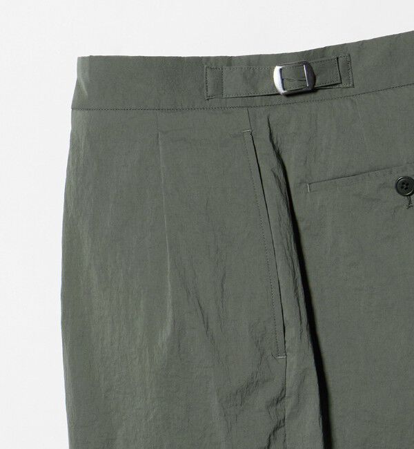 UNITED ARROWS「ワッシャーナイロン 2プリーツ サイドアジャスター ショーツ 撥水 ヨコストレッチ」|その他|