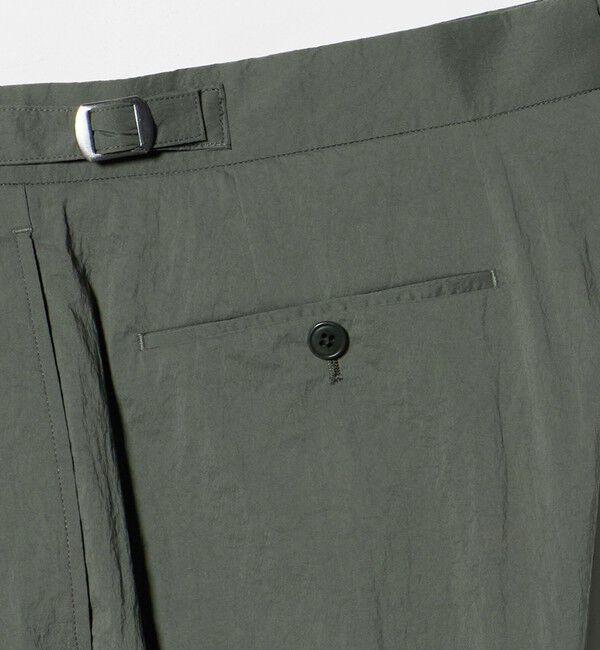 UNITED ARROWS「ワッシャーナイロン 2プリーツ サイドアジャスター ショーツ 撥水 ヨコストレッチ」|その他|