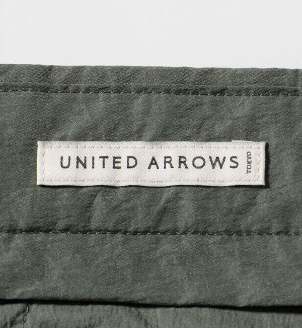 UNITED ARROWS「ワッシャーナイロン 2プリーツ サイドアジャスター ショーツ 撥水 ヨコストレッチ」|その他|