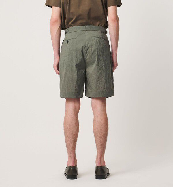 UNITED ARROWS「ワッシャーナイロン 2プリーツ サイドアジャスター ショーツ 撥水 ヨコストレッチ」|その他|