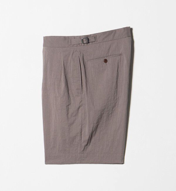 UNITED ARROWS「ワッシャーナイロン 2プリーツ サイドアジャスター ショーツ 撥水 ヨコストレッチ」|その他|