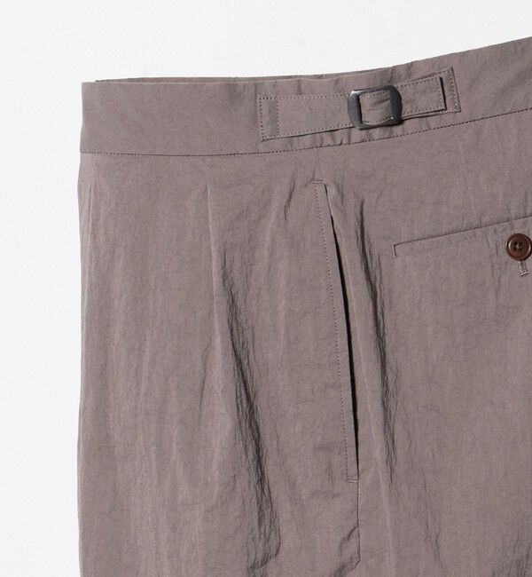 UNITED ARROWS「ワッシャーナイロン 2プリーツ サイドアジャスター ショーツ 撥水 ヨコストレッチ」|その他|
