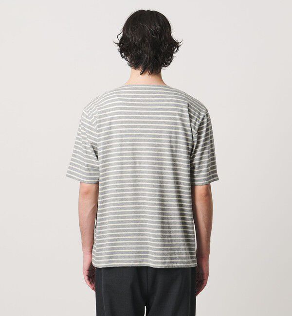 UNITED ARROWS「【別注】＜Armor-Lux＞ セミボートネック ボーダー Tシャツ」|Tシャツ・カットソー|