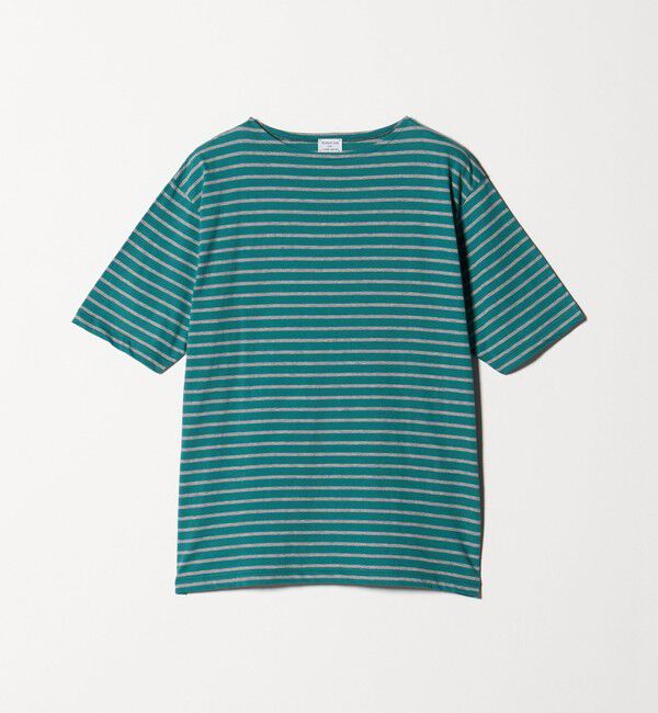 UNITED ARROWS「【別注】＜Armor-Lux＞ セミボートネック ボーダー Tシャツ」|Tシャツ・カットソー|