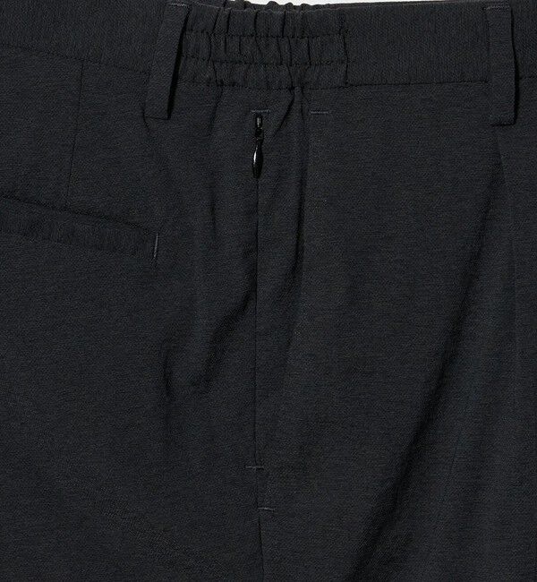 UNITED ARROWS「ウェザーコンフォート メランジ サイドシャーリング 1プリーツ パンツ 撥水 ヨコストレッチ」|チノ|