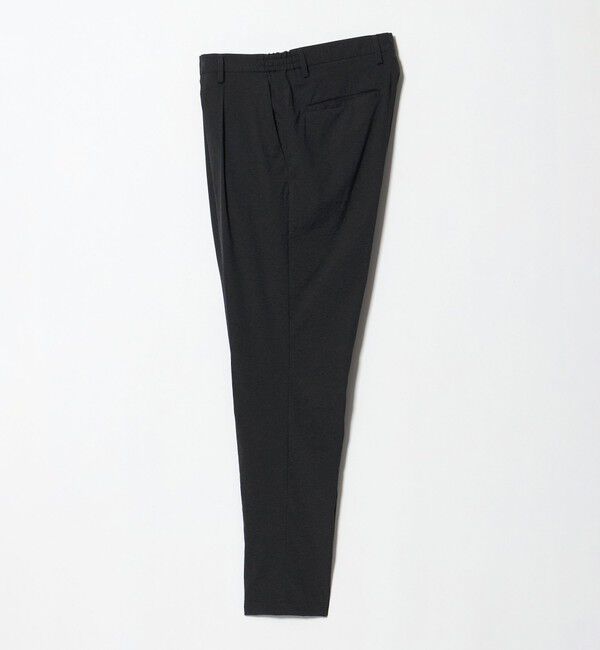 UNITED ARROWS「ウェザーコンフォート メランジ サイドシャーリング 1プリーツ パンツ 撥水 ヨコストレッチ」|チノ|