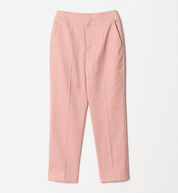 UNITED ARROWS「シャイニー スリム パンツ ‐ストレッチ ウォッシャブル‐」|スラックス|PINK