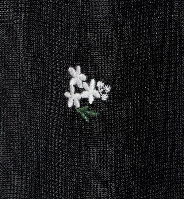 UNITED ARROWS「シアー フラワー スカート」|タイト|