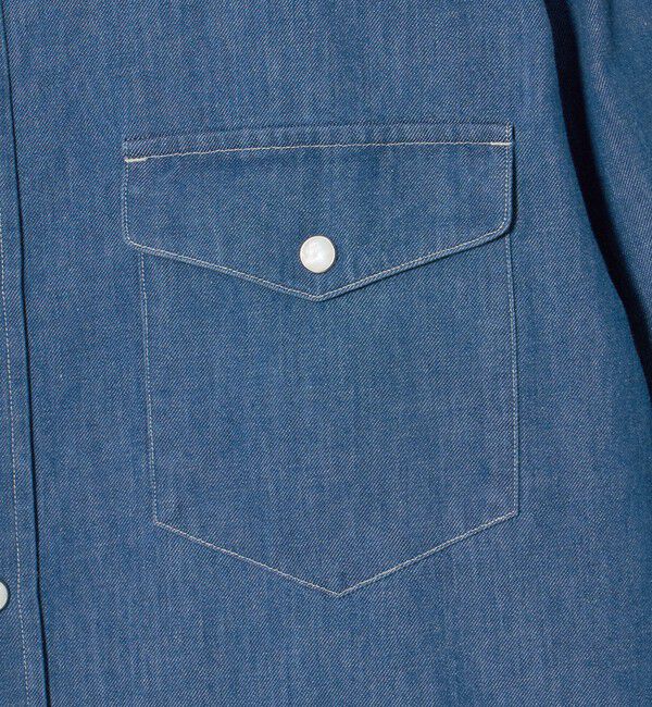 UNITED ARROWS「デニム ウエスタンシャツ」|シャツ・ブラウス|
