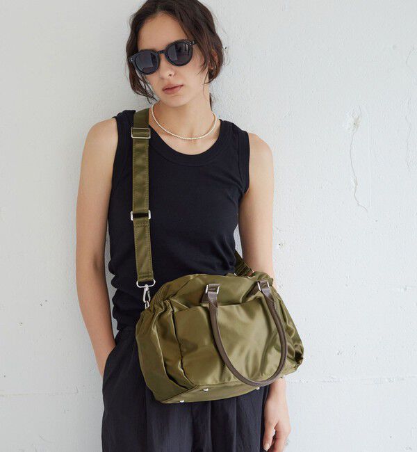 UNITED ARROWS green label relaxing「【WEB限定】2WAY Wジップ ボストン バッグ はっ水」|ボストンバッグ|