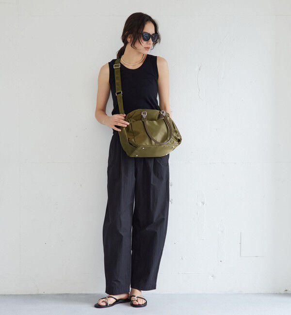 UNITED ARROWS green label relaxing「【WEB限定】2WAY Wジップ ボストン バッグ はっ水」|ボストンバッグ|