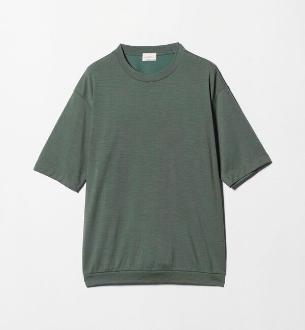 UNITED ARROWS green label relaxing「ウールナイロン テーラード クルーネック Tシャツ ウールT」|Tシャツ・カットソー|