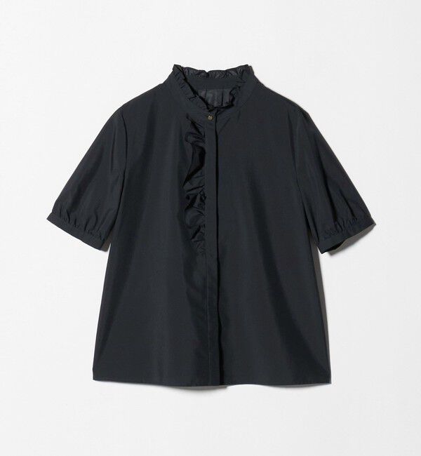 UNITED ARROWS green label relaxing「フリル ディテール ショートスリーブ ブラウス」|シャツ・ブラウス|