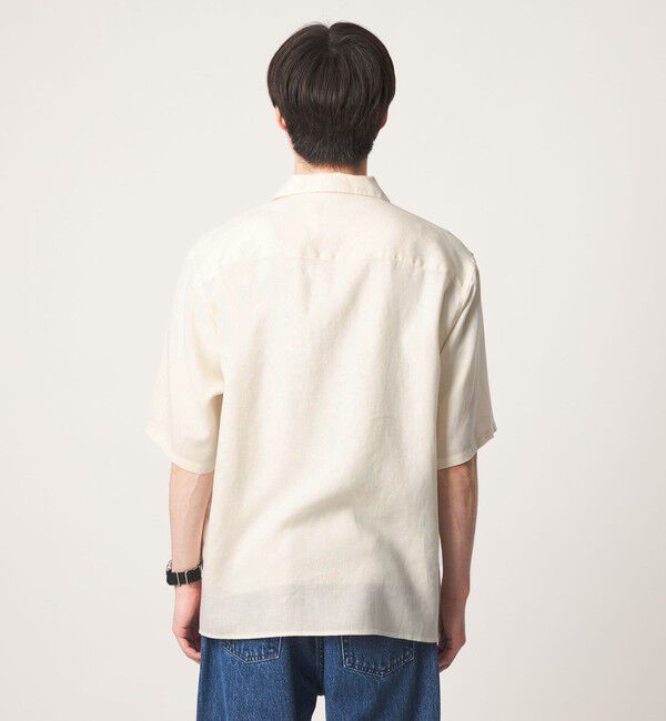 UNITED ARROWS green label relaxing「リネン ポプリン オープンカラー 半袖 シャツ」|シャツ・ブラウス|