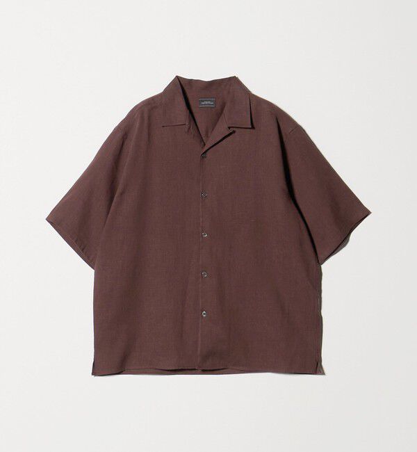 UNITED ARROWS green label relaxing「リネン ポプリン オープンカラー 半袖 シャツ」|シャツ・ブラウス|