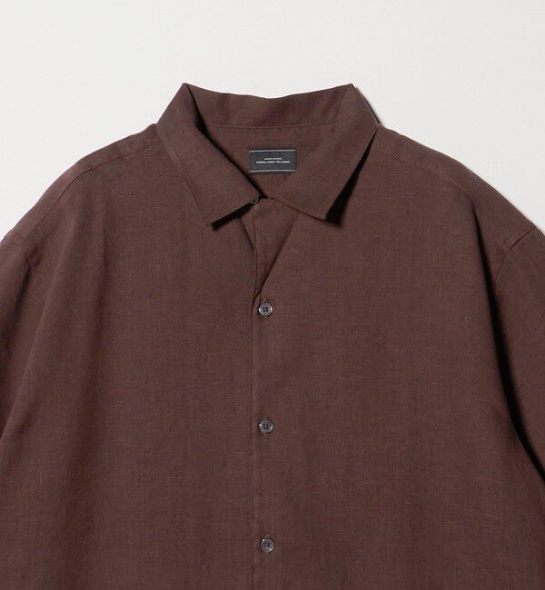 UNITED ARROWS green label relaxing「リネン ポプリン オープンカラー 半袖 シャツ」|シャツ・ブラウス|