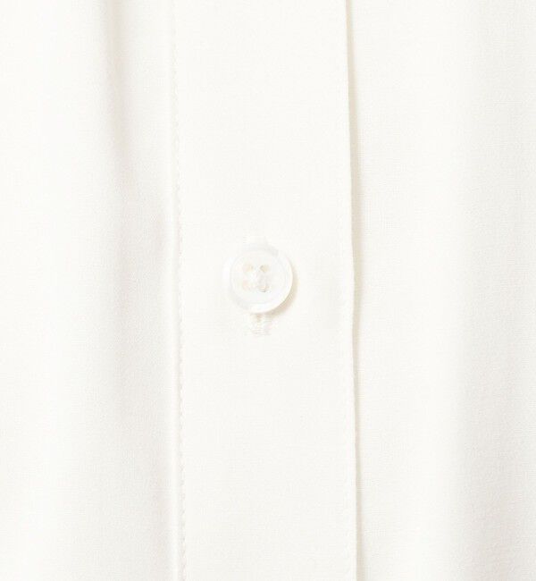 UNITED ARROWS green label relaxing「【WEB限定】＜at ease＞ノーカラー ギャザー ブラウス UVカット 通気性」|シャツ・ブラウス|