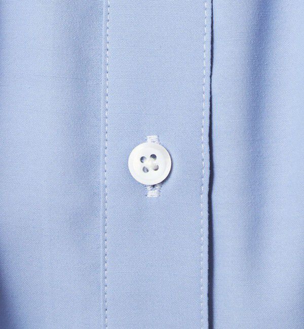 UNITED ARROWS green label relaxing「【WEB限定】＜at ease＞ノーカラー ギャザー ブラウス UVカット 通気性」|シャツ・ブラウス|