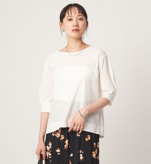 UNITED ARROWS green label relaxing「フォルム スリーブ Tシャツ」|Tシャツ・カットソー|