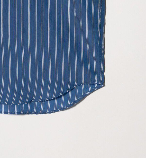 UNITED ARROWS green label relaxing「フィブリル ストライプ ジャストルーズ 半袖 シャツ」|シャツ・ブラウス|