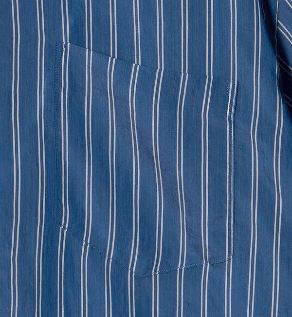 UNITED ARROWS green label relaxing「フィブリル ストライプ ジャストルーズ 半袖 シャツ」|シャツ・ブラウス|