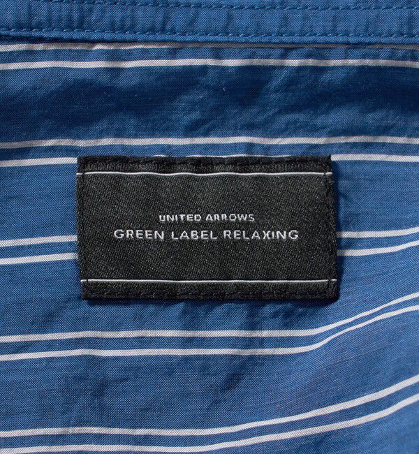 UNITED ARROWS green label relaxing「フィブリル ストライプ ジャストルーズ 半袖 シャツ」|シャツ・ブラウス|