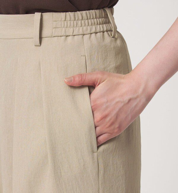 UNITED ARROWS green label relaxing「［size SHORT/TALLあり］2タック ワイド パンツ UVカット 接触冷感 吸水速乾」|その他|