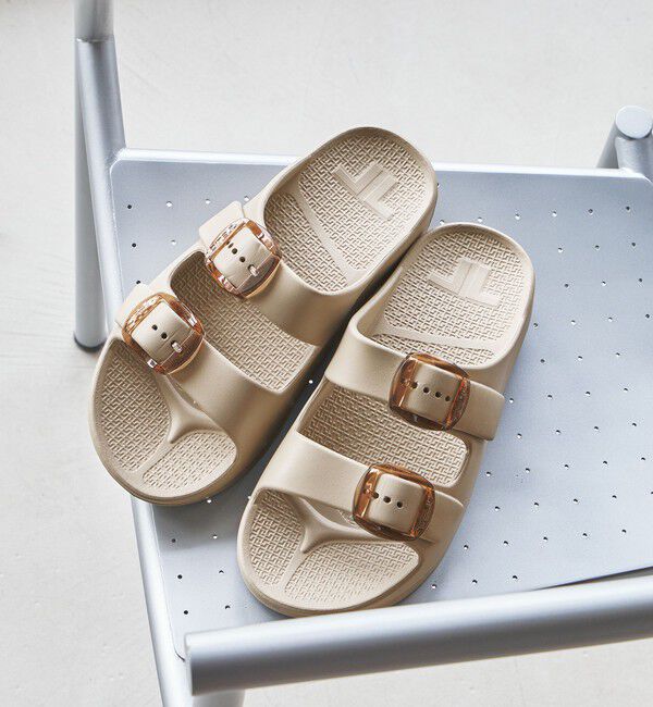 UNITED ARROWS green label relaxing「【別注】＜TELIC&times;Begin&times;GLR＞ ダブル バックル サンダル」|サンダル|BEIGE