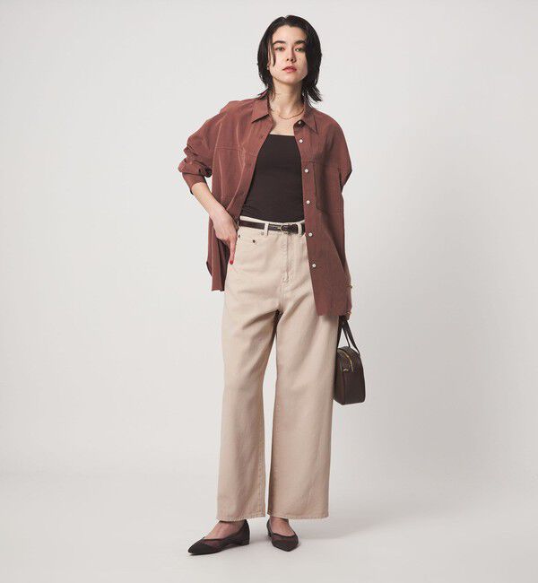 UNITED ARROWS green label relaxing「［size SHORT/TALLあり］ワイド デニム パンツ」|デニム|