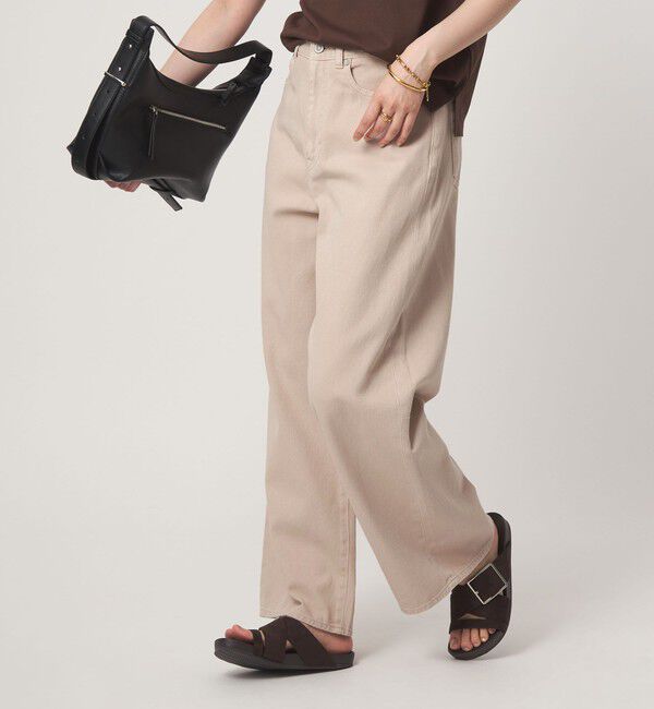 UNITED ARROWS green label relaxing「［size SHORT/TALLあり］ワイド デニム パンツ」|デニム|