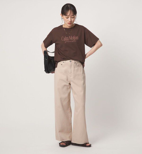 UNITED ARROWS green label relaxing「［size SHORT/TALLあり］ワイド デニム パンツ」|デニム|