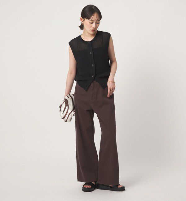 UNITED ARROWS green label relaxing「［size SHORT/TALLあり］ワイド デニム パンツ」|デニム|