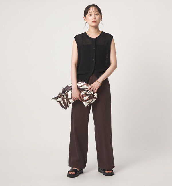 UNITED ARROWS green label relaxing「［size SHORT/TALLあり］ワイド デニム パンツ」|デニム|