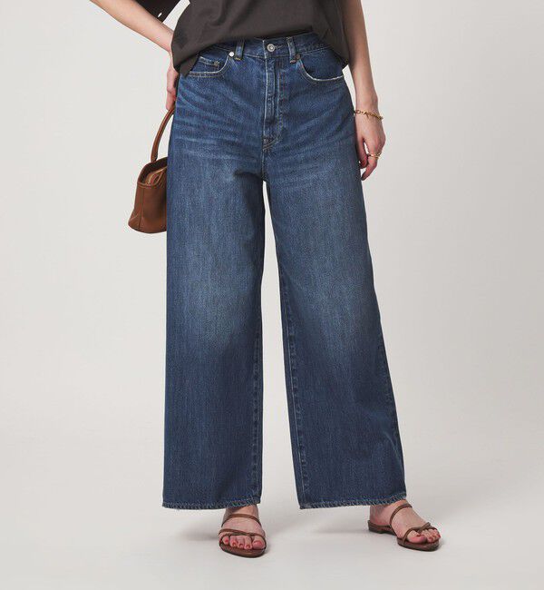 UNITED ARROWS green label relaxing「［size SHORT/TALLあり］ワイド デニム パンツ」|デニム|