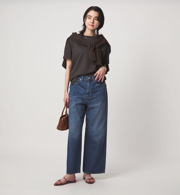 UNITED ARROWS green label relaxing「［size SHORT/TALLあり］ワイド デニム パンツ」|デニム|