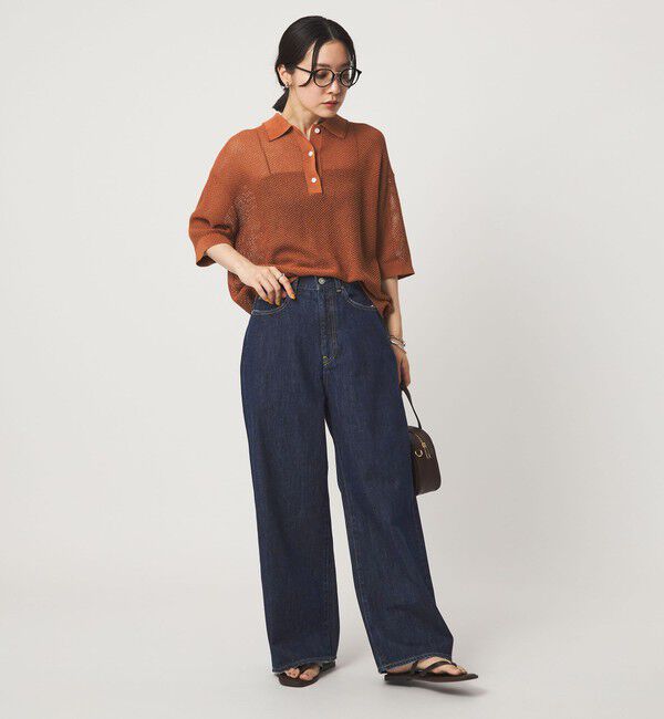 UNITED ARROWS green label relaxing「［size SHORT/TALLあり］ワイド デニム パンツ」|デニム|