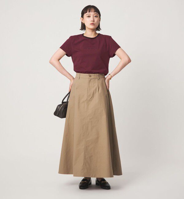 UNITED ARROWS green label relaxing「＜To b. by agnes b.コラボ＞ロゴ リンガー Tシャツ」|Tシャツ・カットソー|