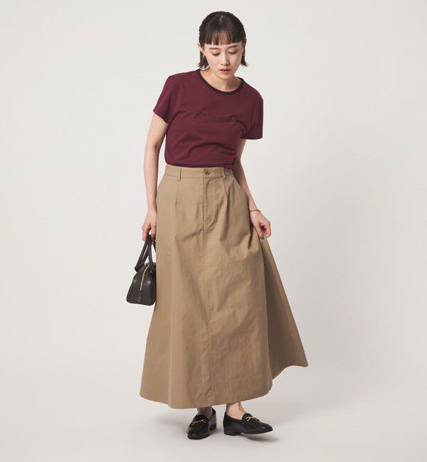 UNITED ARROWS green label relaxing「＜To b. by agnes b.コラボ＞ロゴ リンガー Tシャツ」|Tシャツ・カットソー|