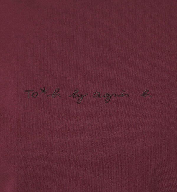 UNITED ARROWS green label relaxing「＜To b. by agnes b.コラボ＞ロゴ リンガー Tシャツ」|Tシャツ・カットソー|