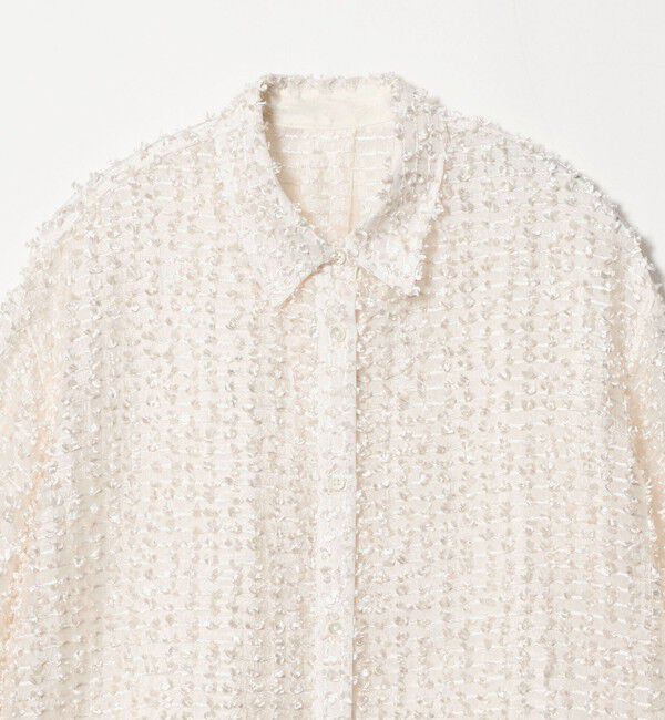 UNITED ARROWS green label relaxing「シアー ジャガード シャツ」|シャツ・ブラウス|