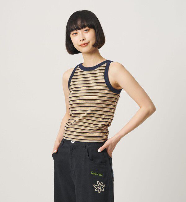 BEAUTY&YOUTH UNITED ARROWS「マルチボーダー タンクトップ」|タンクトップ|