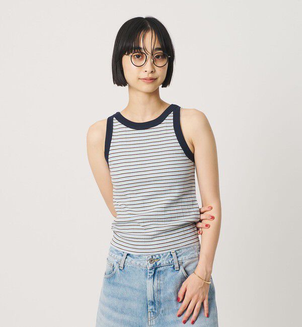 BEAUTY&YOUTH UNITED ARROWS「マルチボーダー タンクトップ」|タンクトップ|LT.BLUE