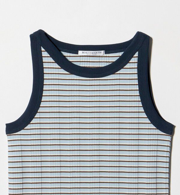 BEAUTY&YOUTH UNITED ARROWS「マルチボーダー タンクトップ」|タンクトップ|