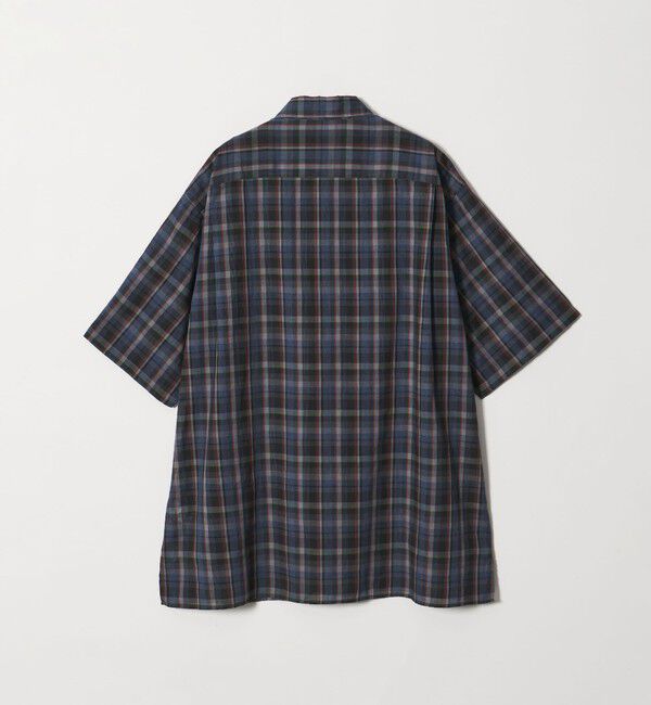 STEVEN ALAN「＜Steven Alan＞ マドラスチェック レギュラーカラー ショートスリーブ シャツ BOX」|シャツ・ブラウス|